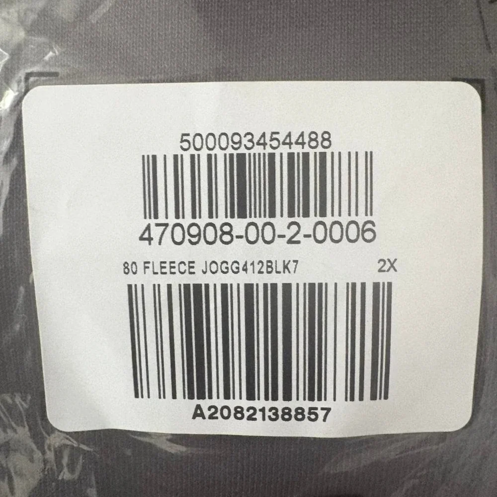 YZY Fleece Joggers Black – Premium Relaxed Fit Sweatpants - Picture 7 of 8